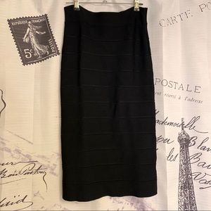 BCBG Bandage Black Bodycon Pencil Skirt